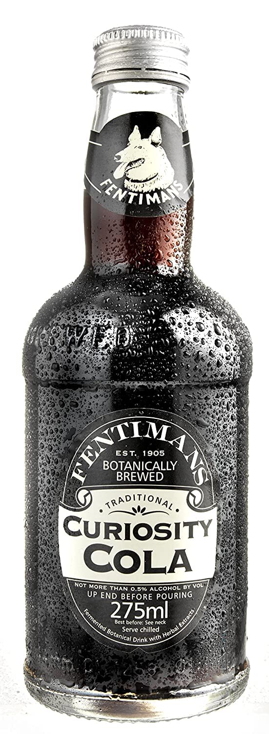 Fentimans Sparkling Curiosity Cola - Healthy Soda, All Natural Soda, Craft Soda with No Artificial Flavors, Preservatives, or Sweeteners, Botanically