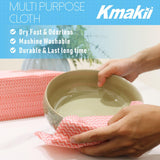 CLEAN LEADER Disposable Handi Wipes Dish cloth Dish Towels Dish Rags Towels Handy Wipes Reusable Cloths,Multi-purpose,Pink 11.8 x 20", 80 Count/Bag