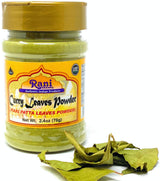 Rani Curry Leaves Powder (Kari Neem Patha) Indian Spice 2.4oz (70g) PET Jar ~ All Natural | Vegan | Gluten Friendly | NON-GMO | Indian Origin