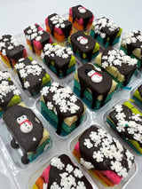 Zola Bakes Winter Assorted Rainbow Cookies
