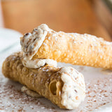 Brooklyn-Style Mini Cannoli DIY Kit - 36 Mini Cannoli Shells, Sweet Ricotta & Chocolate Chip Cannoli Cream, Powdered Sugar - Handcrafted by Chef