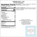 Cinnamon Discs Hard Candy - 2lb Bulk Bag (Approx. 150 pieces) - Cinnamon Candy - Individually Wrapped Old Fashioned Red Candies - The Hampton Popcorn