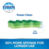 Dawn Power Clean Wedge-Shaped Scrubber Sponges, Pack of 3, Green