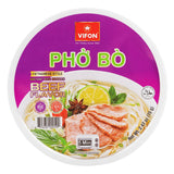 Vifon, Pho Bo Vietnamese Style Instant Rice Noodles Beef Flavor, 2.47 Ounce