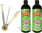 Green Piece® Cleaner - Two of the 16 oz Bottles of Glass Cleaner (Made in USA) - Including a 100% Stainless Steel Reamer - 3 in 1 tool - Excellent