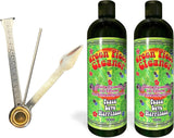 Green Piece® Cleaner - Two of the 16 oz Bottles of Glass Cleaner (Made in USA) - Including a 100% Stainless Steel Reamer - 3 in 1 tool - Excellent