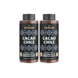 Tenayo Cacao Chile Barbecue Sauce, 2-Pack (13.5 oz Bottles) - Mexican Style Sauce with Chocolate, Chiles & Spices - Only 4g of Sugar, Gluten Free