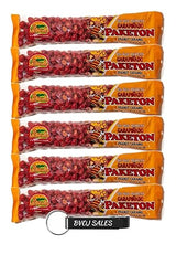 LA MOLIENDA Peanut Caramel Cacahuate Garapiñado Jumbo 6 PACK 142 gr. c/u | Peanut Caramel Jumbo Size 6 PACK 5 oz. each. with (1) BVOJ SALES Keychain
