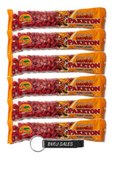 LA MOLIENDA Peanut Caramel Cacahuate Garapiñado Jumbo 6 PACK 142 gr. c/u | Peanut Caramel Jumbo Size 6 PACK 5 oz. each. with (1) BVOJ SALES Keychain