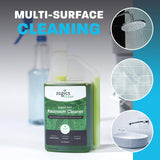Zogics Organic Acid Restroom Cleaner, Case of 6-32 oz Bottles - Each Bottle Makes up to 16 Quarts - Meets ECOLOGO Standards