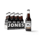 Jones Soda Co. Root Beer Flavor | 12-Pack | The Original Craft Soda | Made with Pure, 100% Cane Sugar | Pop Beverages/Soft Drinks | 12 Oz Glass