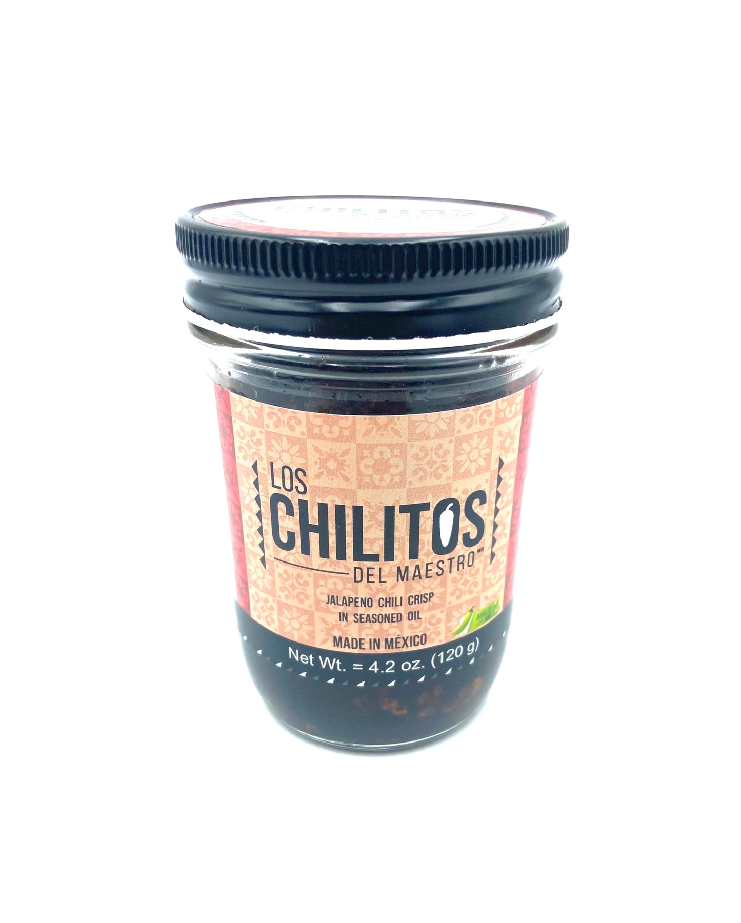 Los Chilitos del Maestro Jalapeño Chili Crisp in Seasoned Oil, 4.2 oz