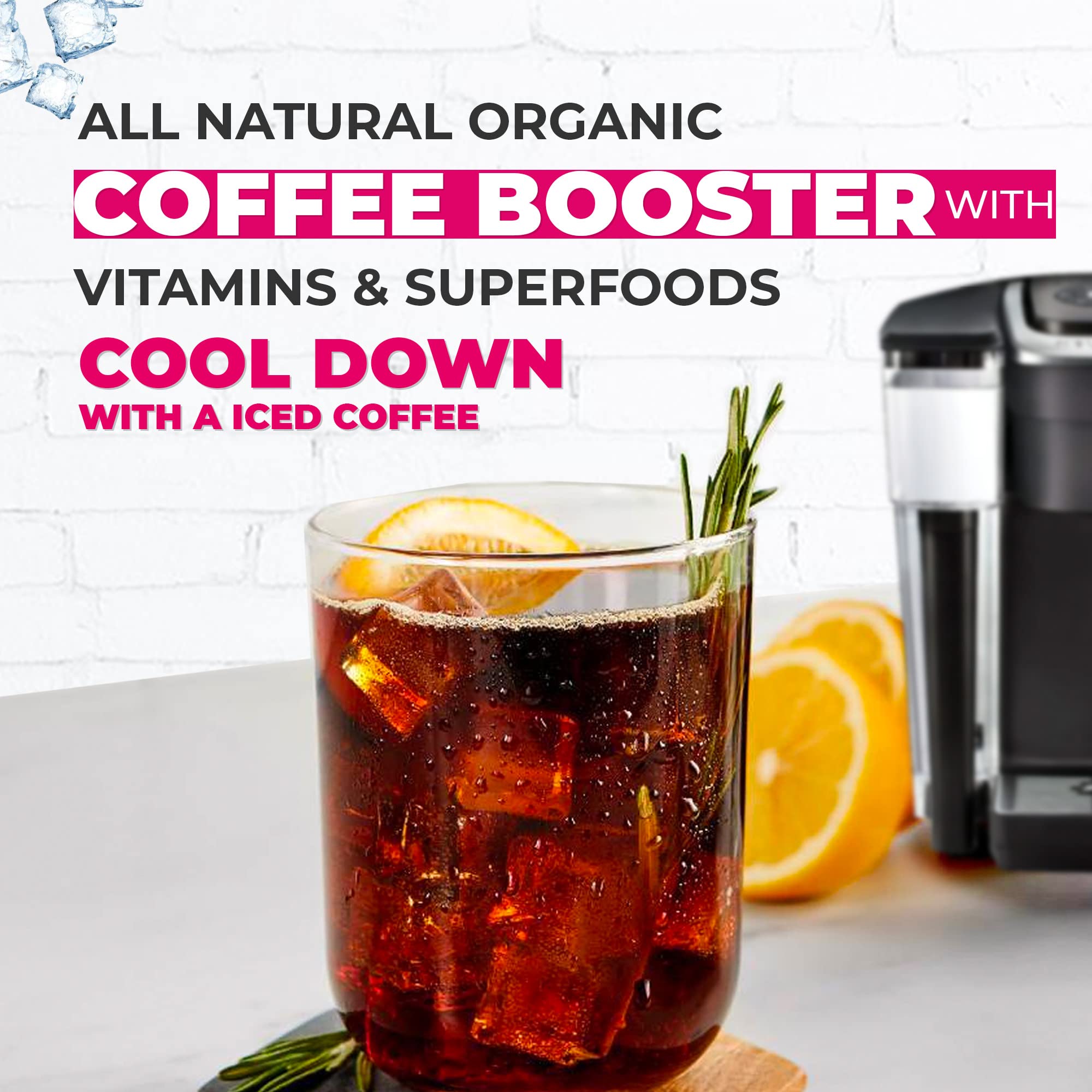 SOLLO Organic Detox Coffee Pods with Superfoods, Herbal Extracts, Bold and Smooth, Compatible with Keurig 2.0 Brewers, 24 K-Cup