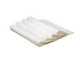 " OCCASIONS " 200pcs set (25 Guest)-Heavyweight Wedding Disposable Plastic Plate +linen like paper Napkins, Gold rim cups & Silverware (Odyssey White