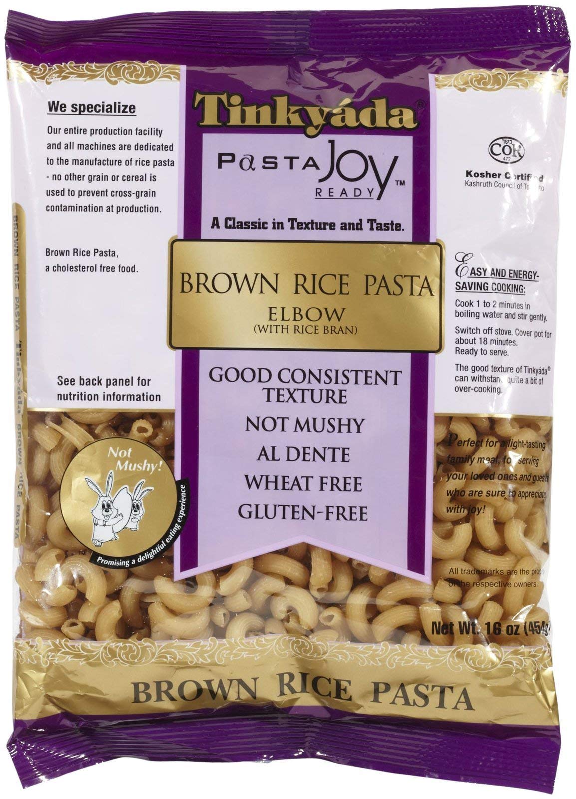 Tinkyada Elbows Brown Rice Pasta (6x16 oz.)6