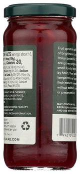 Sour Cherry Organic Fruit Spread - 9 oz