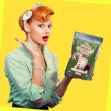 Not Gonna Lick Itself Gourmet Trail Mix Spicy Christmas Snack Gift for Men Funny Santa Claus Candy Cane Gag Gift for Adult Holiday Basket Filler