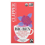 Clipper Organic Breakfast Tea, Big Ben, 20 Count, 6 Boxes