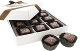 Vermont Nut Free Chocolates Dark Chocolate Sea Salt Caramels (9-Piece), Nut-Free, Kosher