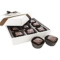 Vermont Nut Free Chocolates Dark Chocolate Sea Salt Caramels (9-Piece), Nut-Free, Kosher