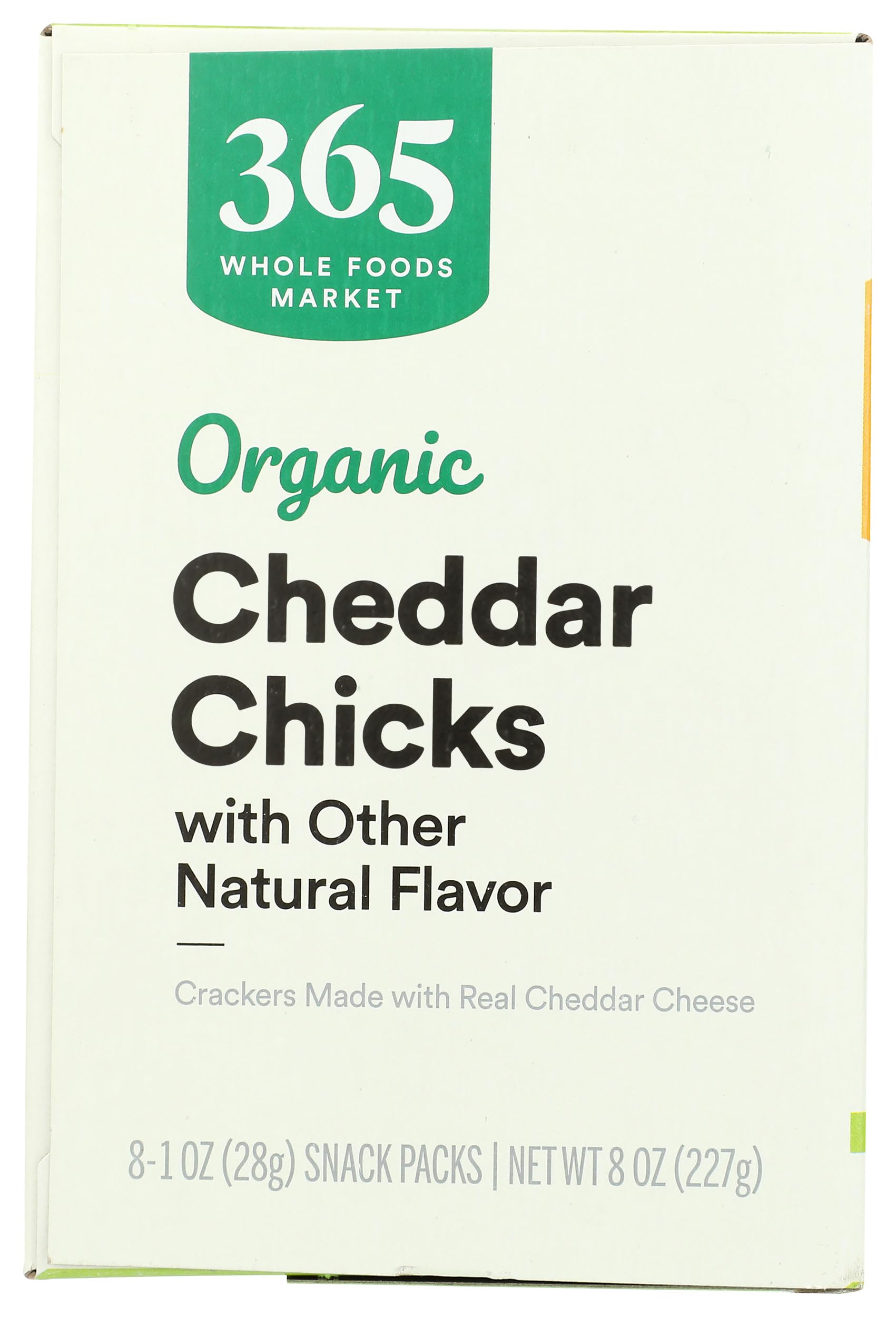 365 by Whole Foods Market, Organic Cheddar Chicks Crackers, 8 Pack