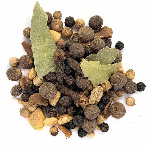 Pickling Spice, by Herb Co, No Salt, Classic Blend for Pickles, Roasting Meats, Marinades, Sauces, Dressings, Ginger, Bay Leaf, Coriander & More, 1/4