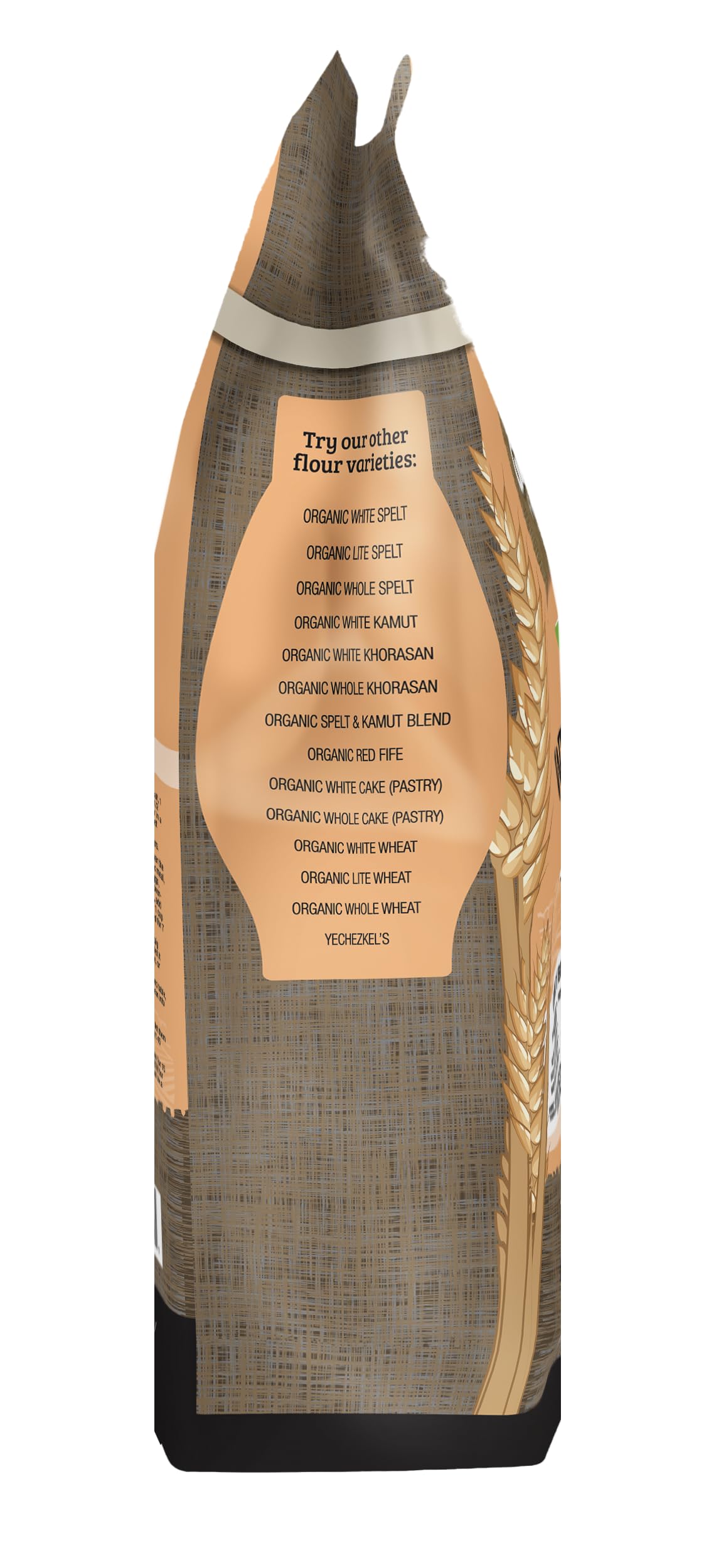 Grain Brain Organic White Kamut Flour (5 lb) Khorosan Wheat All Purpose Flour