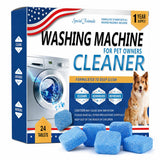 ukiism Washing Machine Cleaner Tablets for Pet Owners, Washer Cleaner for Pet Hair, Dander & Odor, Deep Cleaning Descaler Deodorizer for HE Front Load