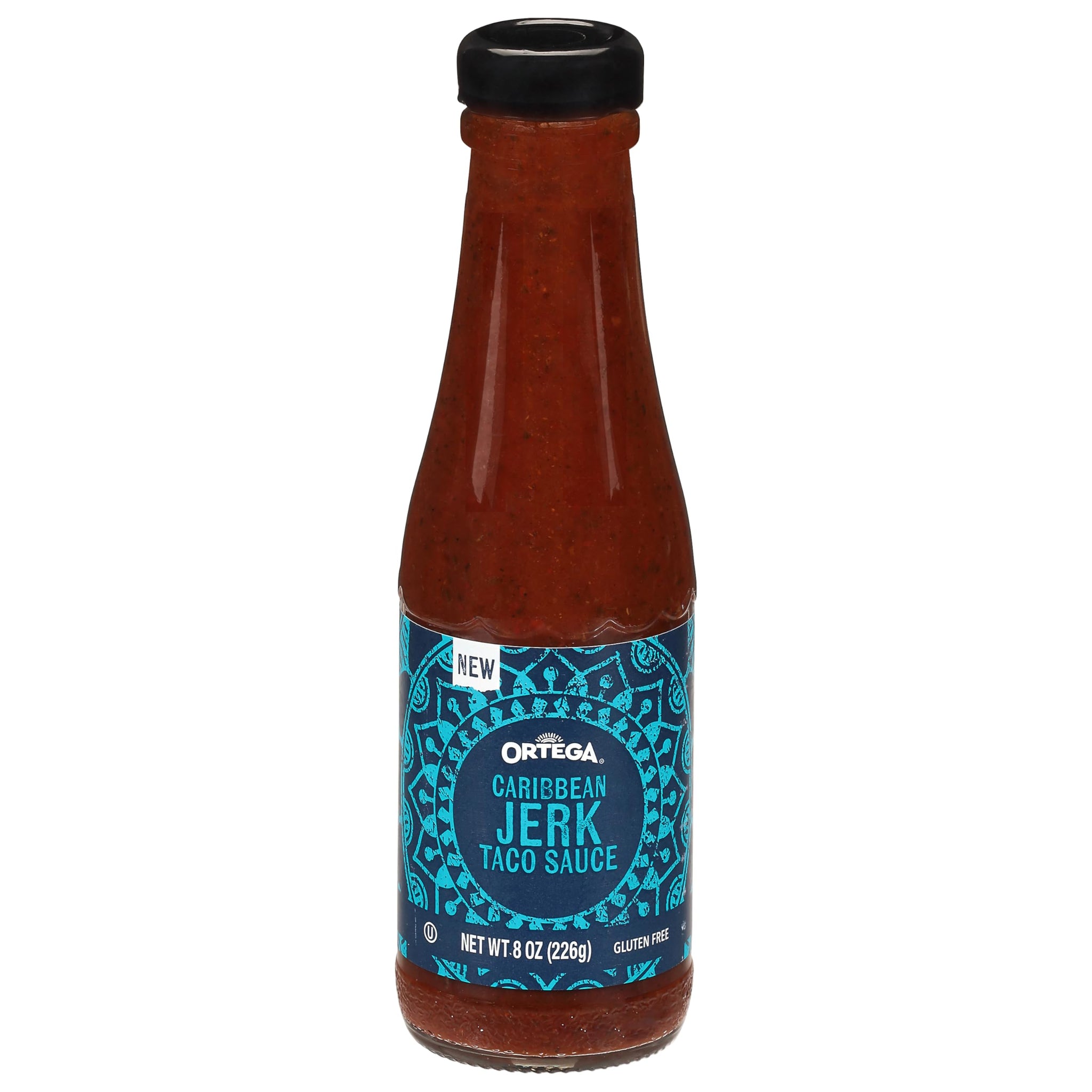Ortega Caribbean Jerk Taco Sauce, Sweet and Spicy Sauce and Marinade, 8 Ounce