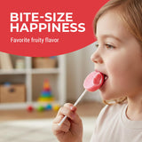Valentine Red & Pink Heart Printed Lollipops - (Pack of 57) - Ideal for Valentine's Day Parties, Party Favors, Classroom Treats & Gift Bags