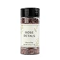 Olive & Vine Rose Petals, Floral Aroma, For Teas & Desserts, Rich Tradition, Authentic Taste, For Global Recipes (0.4 Ounce)