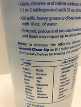 General Clean-up All Purpose Cleaner For Dirtiest, Smelliest, Most Frustrating Cleaning Jobs 32oz + GRACE-I-AM Large Cleaning Cloth