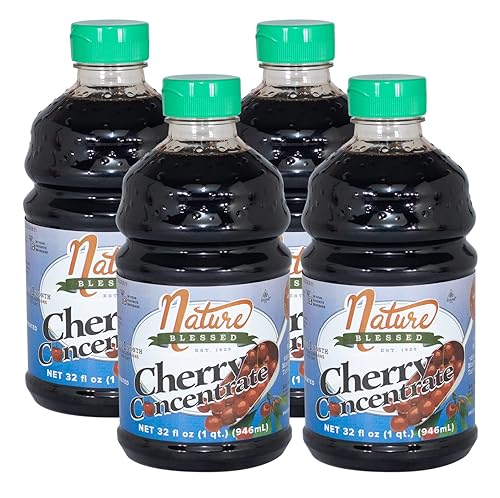 Nature Blessed 100% Pure Tart Cherry Concentrate, 4 Quarts