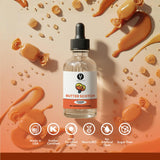 Dolce Flav Natural Butterscotch Extract 2 oz - Kosher, Sugar-Free, Concentrated Rich Butterscotch Flavoring for Baking, Beverages & Desserts, Includes
