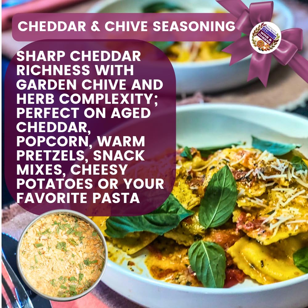 Wine & Cheese House Reserve Seasonings | | Gift Packaged Set of 3 Spice Blends | All Natural, Non GMO | Gourmet Infused Spice & Herb Blends | Perfect