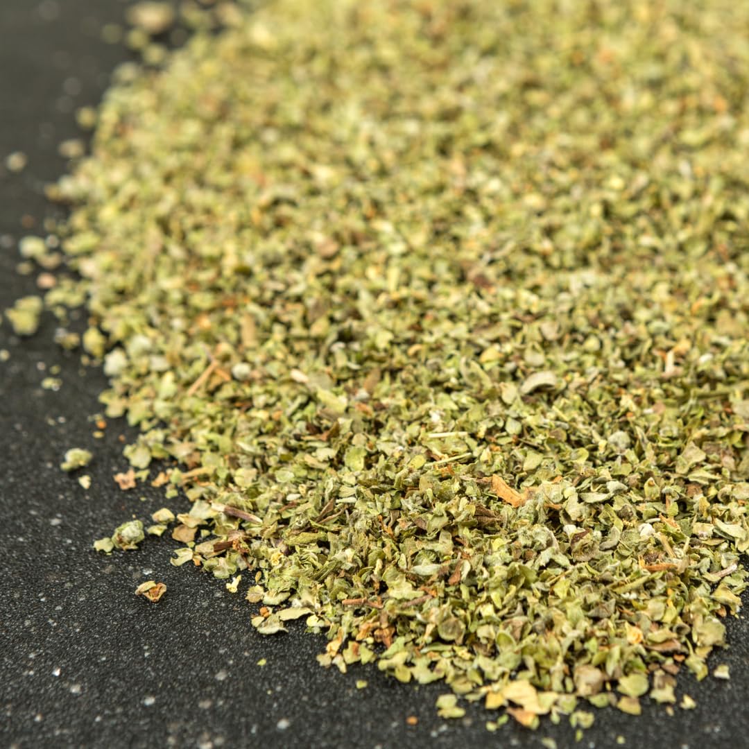 Olive & Vine Ground Marjoram, Earthy & Sweet, Seasoning for Soups, Stews, and Roasts, With Rich Tradition, Authentic Taste, For Global Recipes (1.52