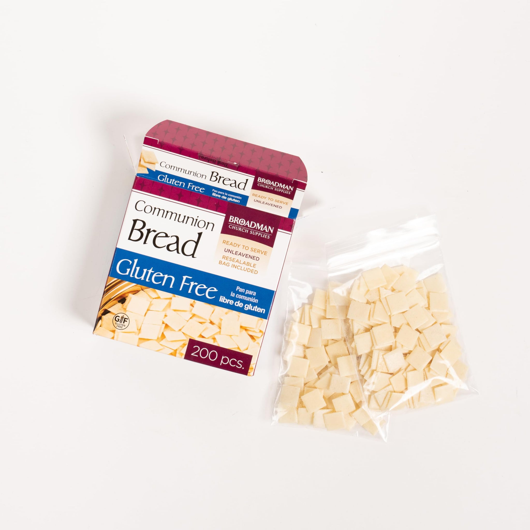 Broadman Church Supplies Communion Bread, Gluten Free, 200 Count
