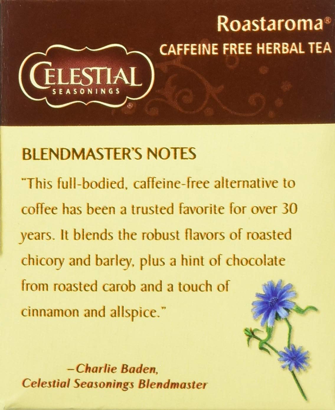 Celestial Seasonings Herbal Tea, Roastaroma, 20 Count Box