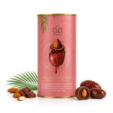 Huries Strawberry Chocolate Covered Dates with Almonds, Individually Wrapped Gourmet Stuffed Date Candy, Turkish Dessert Snack, 200 g