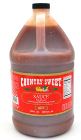 Country Sweet Sauce - Premium Cooking and Finishing Sauce (Hot, 1 Gallon/128 ounces)