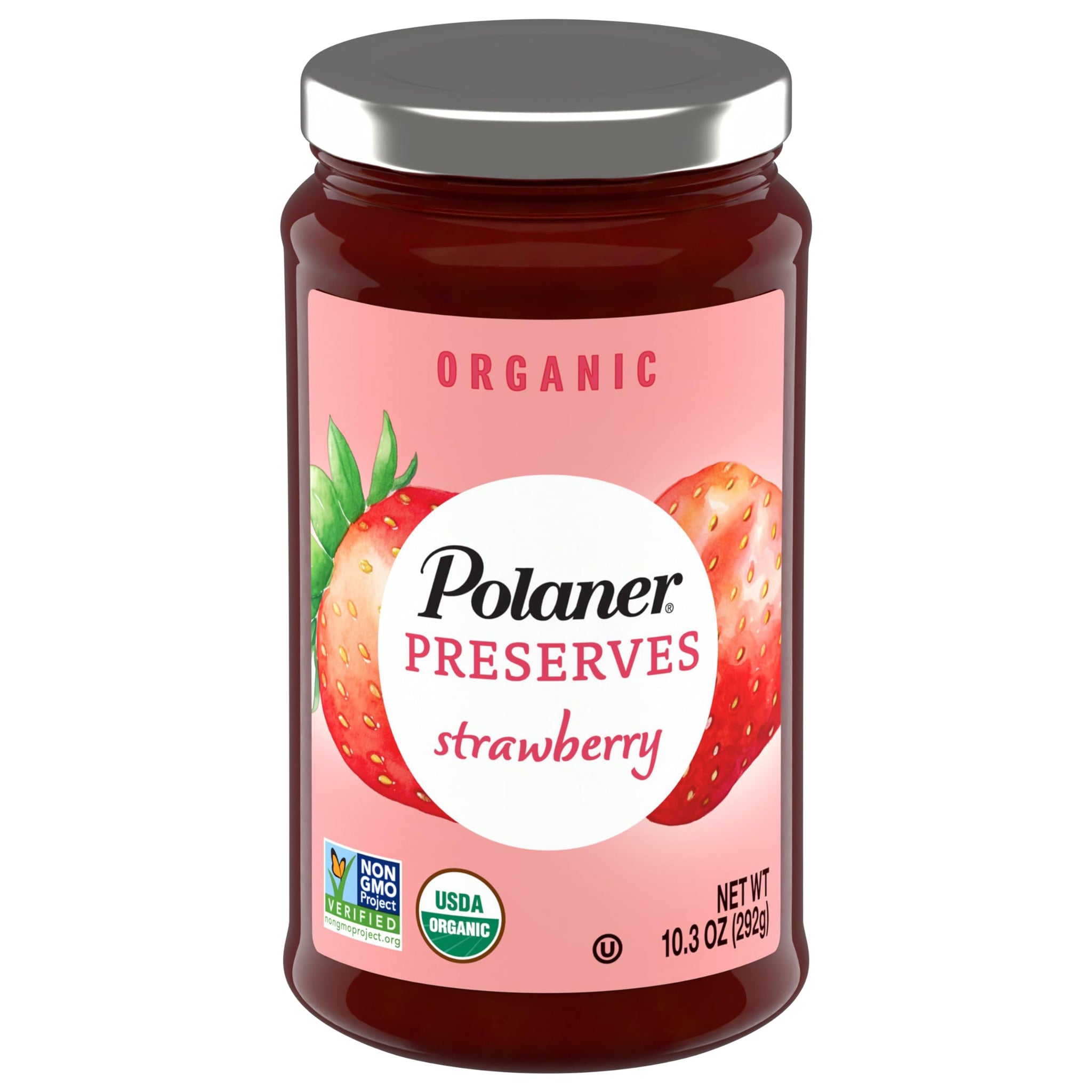 Polaner Organic Preserves, Strawberry, 10.3 Ounce
