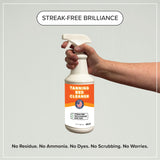 Tillbrook 32 oz Tanning Bed Cleaner Streak-Free, Universal Cleaning Spray for Non-Porous Surfaces and Acrylic - Covers 500 sq ft - Safe & Non-Toxic