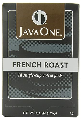 Java One French Roast Coffee, 14-Count Pods (Pack of 6)