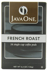 Java One French Roast Coffee, 14-Count Pods (Pack of 6)