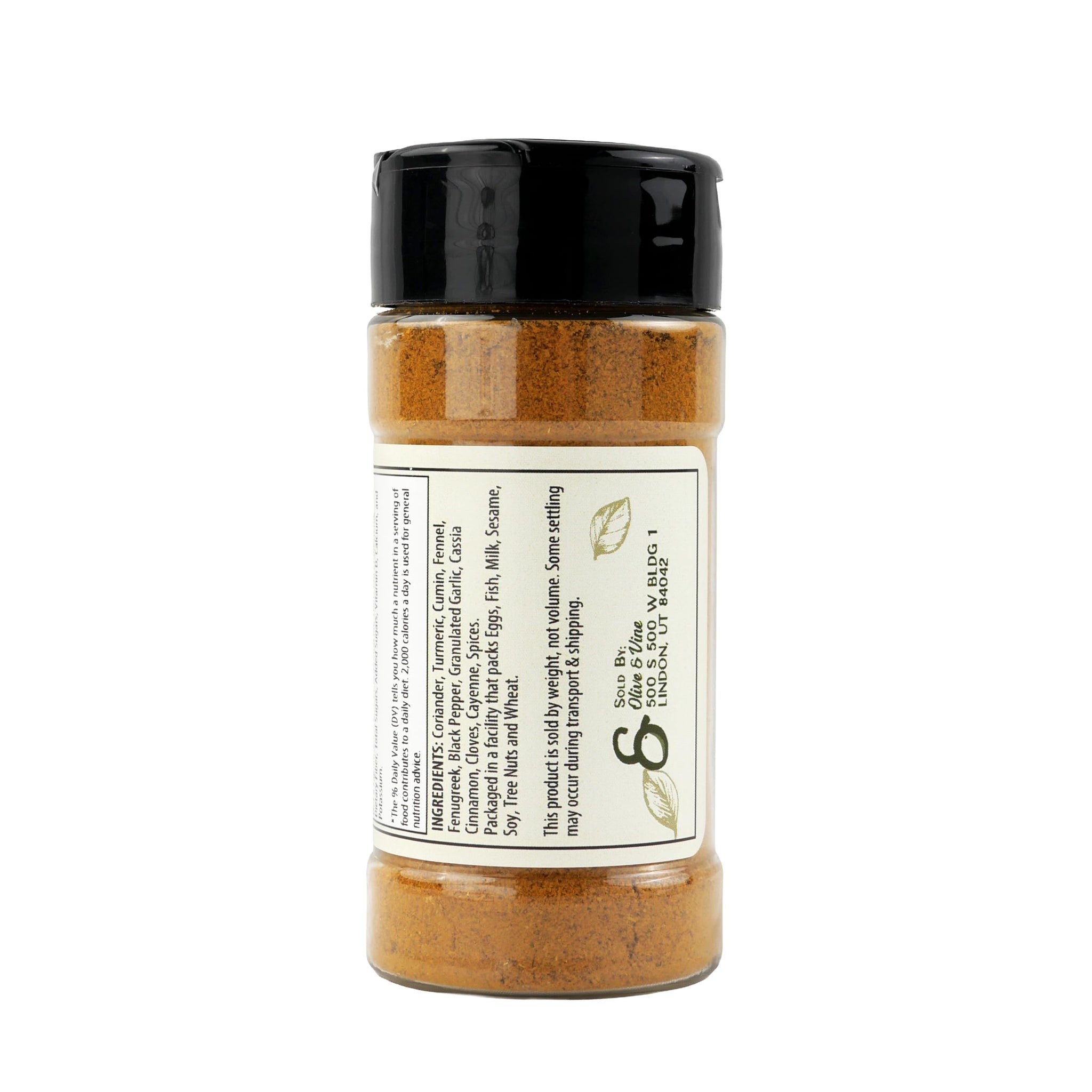 Olive & Vine Curry Powder, Warm Spice Blend, For Curries & Stews, Rich Tradition, Authentic Taste, For Global Recipes (2 Ounce)
