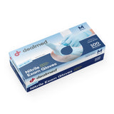 Dealmed Nitrile Gloves SMALL Size - Sky Blue Powder-Free Latex-Free Exam Gloves 100/Box