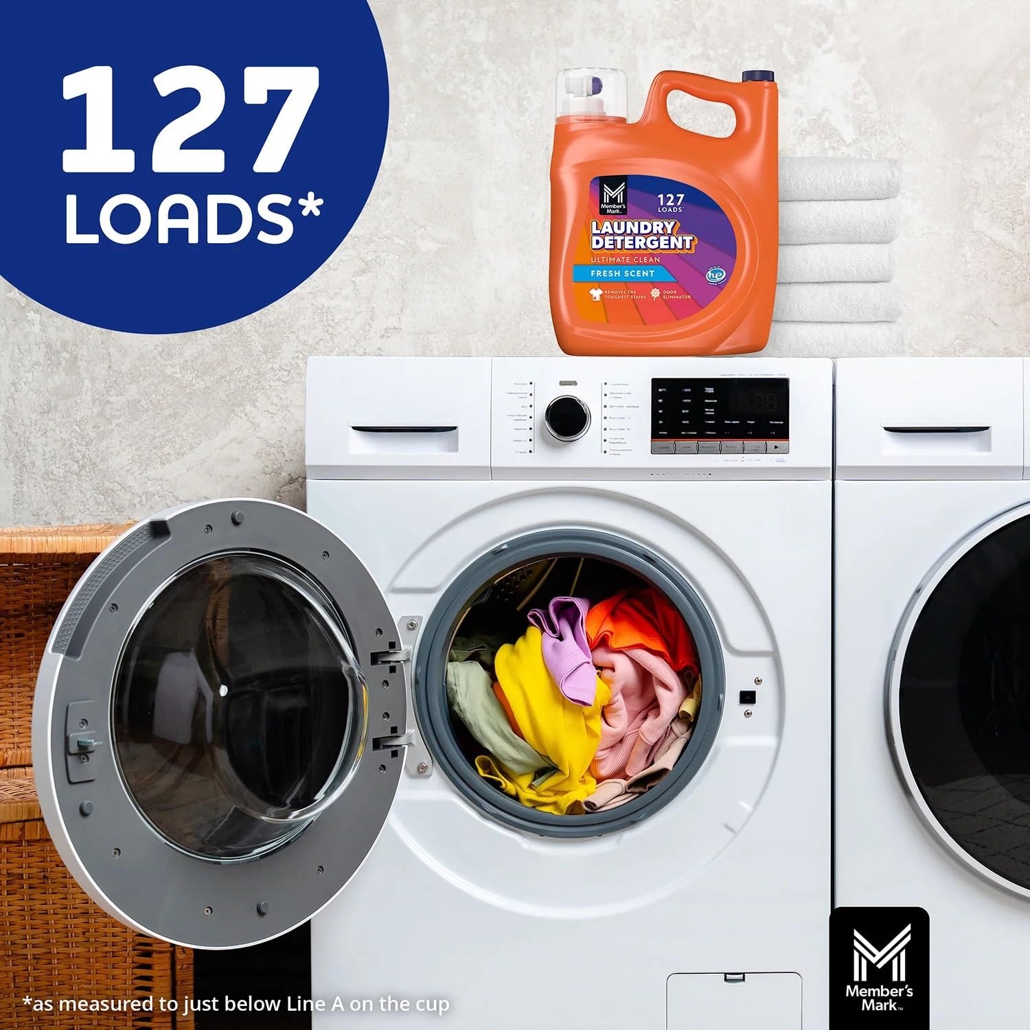 Member's Mark Ultimate Clean Liquid Laundry Detergent (196 oz, 127 loads)
