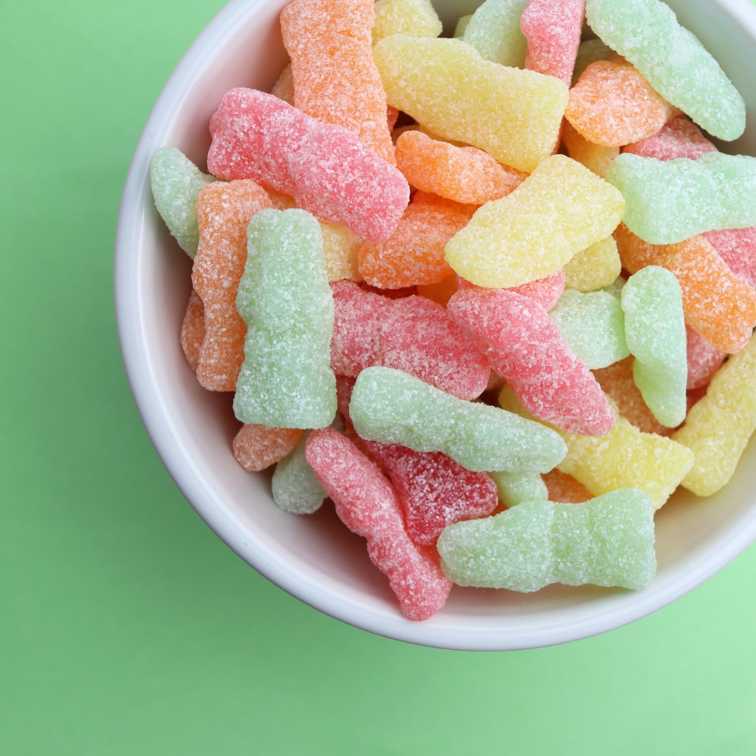 Sweetzo Sour Patch Bunnies, Gummy Candy Easter Basket Stuffers, Soft and Chewy Candies (2, 10 Ounces)