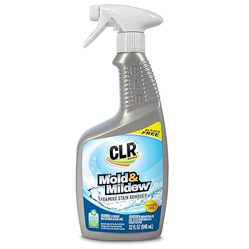 CLR Mold & Mildew Bleach-Free Stain Remover Spray | Works on Fabric, Wood, Fiberglass, Concrete, Brick, Painted Walls, Glass and More | EPA Safer