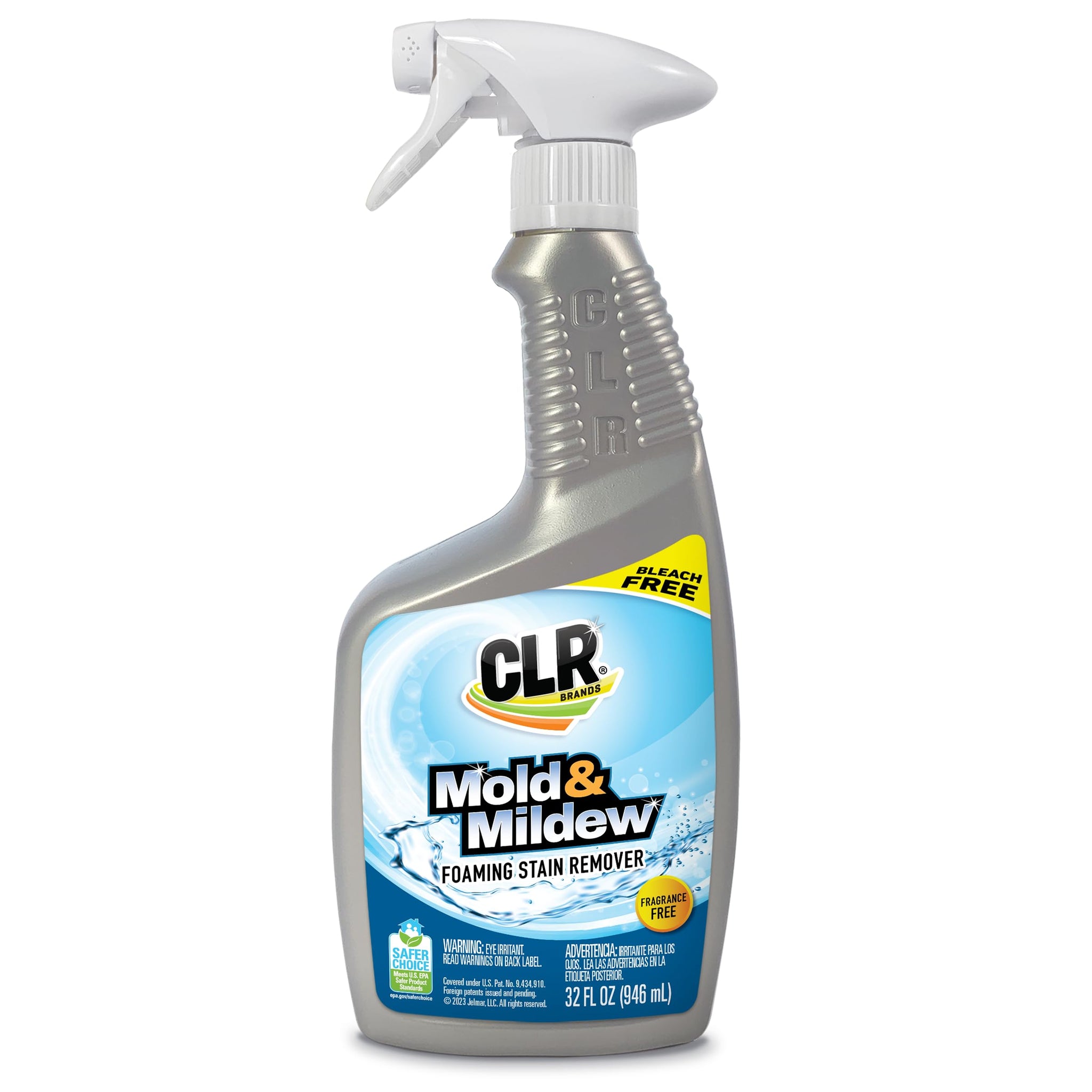 CLR Mold & Mildew Bleach-Free Stain Remover Spray | Works on Fabric, Wood, Fiberglass, Concrete, Brick, Painted Walls, Glass and More | EPA Safer